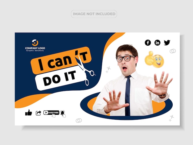 un hombre con gafas y un cartel que dice que puedo hacerlo