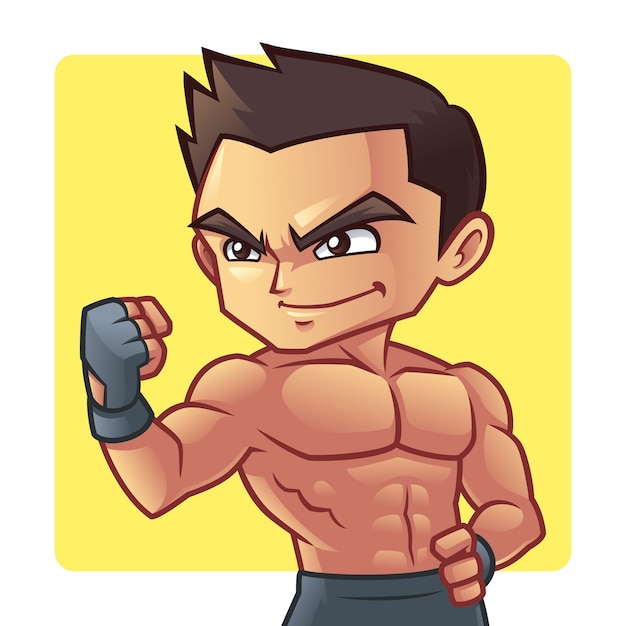 Hombre de gimnasia
