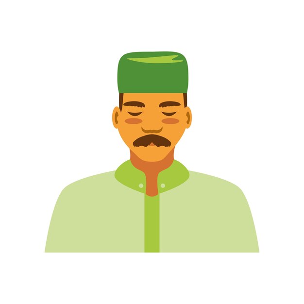 El hombre de Idul Fitri