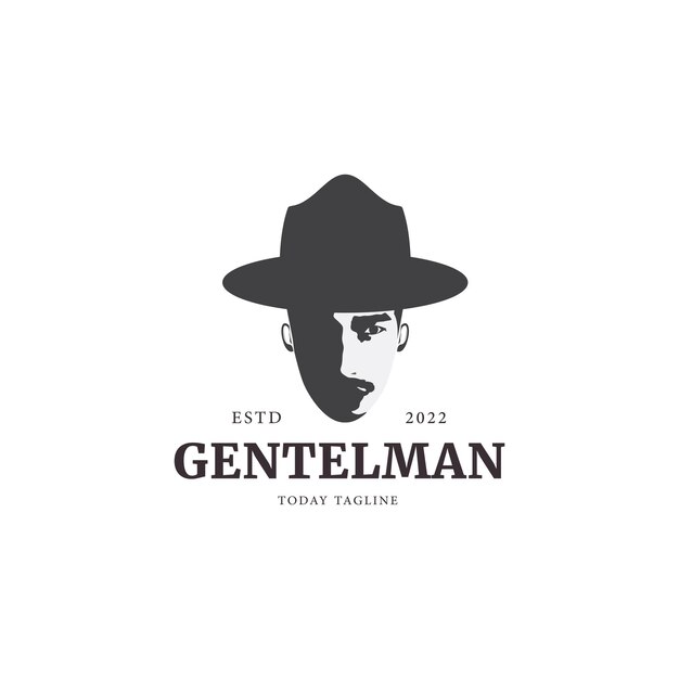 HOMBRE LOGO VECTOR DISEÑO ILUSTRACIÓN SÍMBOLOS ICONO
