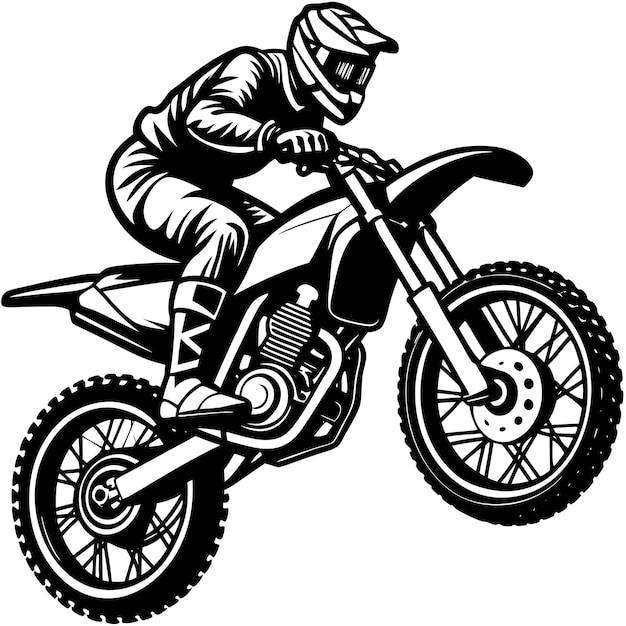 un hombre en una motocicleta con un casco en la parte delantera