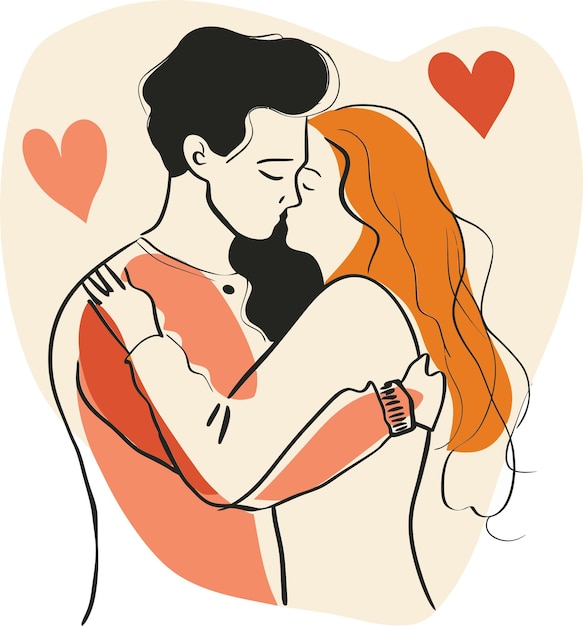 un hombre y una mujer se abrazan y las palabras amor en la cara