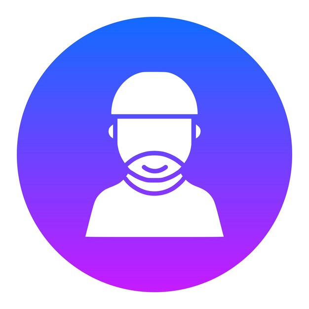 Hombre musulmán icono