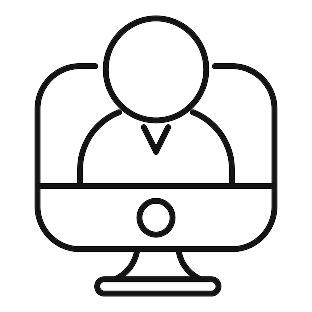 El hombre de negocios está usando una computadora trabajando remotamente