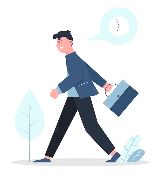 Hombre de negocios para volver al trabajo