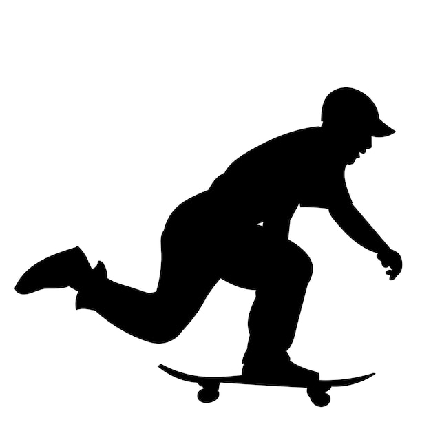 Hombre de nieve y árbol dibujando vector aislado