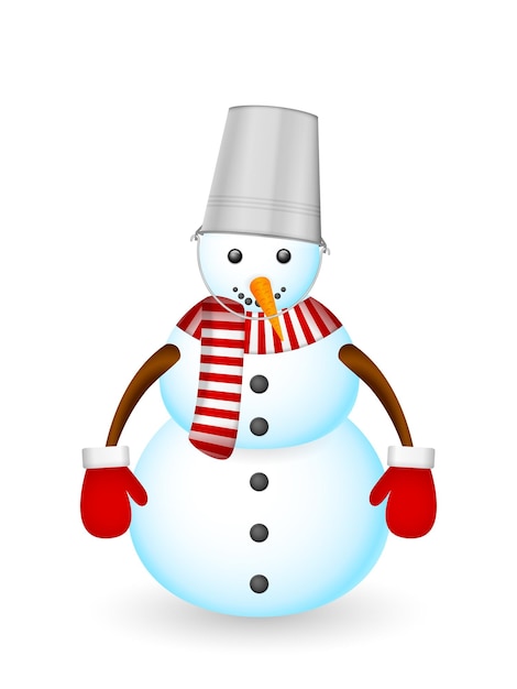 El hombre de nieve.