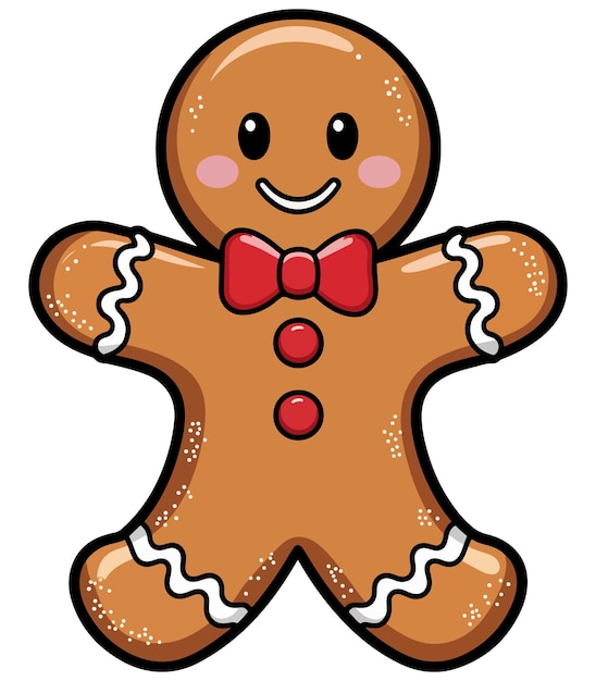 El hombre de pan de jengibre de Navidad