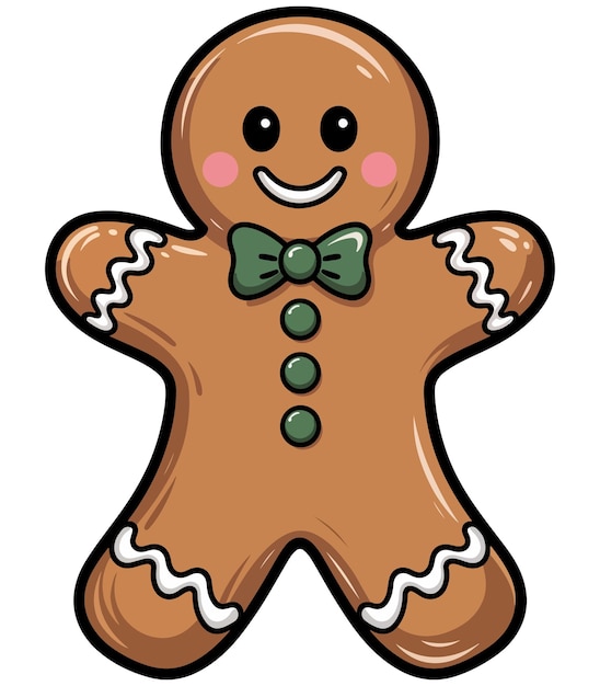 El hombre de pan de jengibre de Navidad