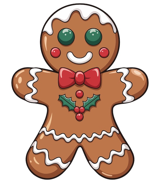 El hombre de pan de jengibre de Navidad
