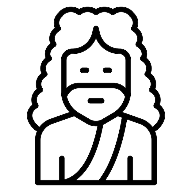 El hombre prehistórico ilustración del icono vectorial del conjunto de iconos de la historia