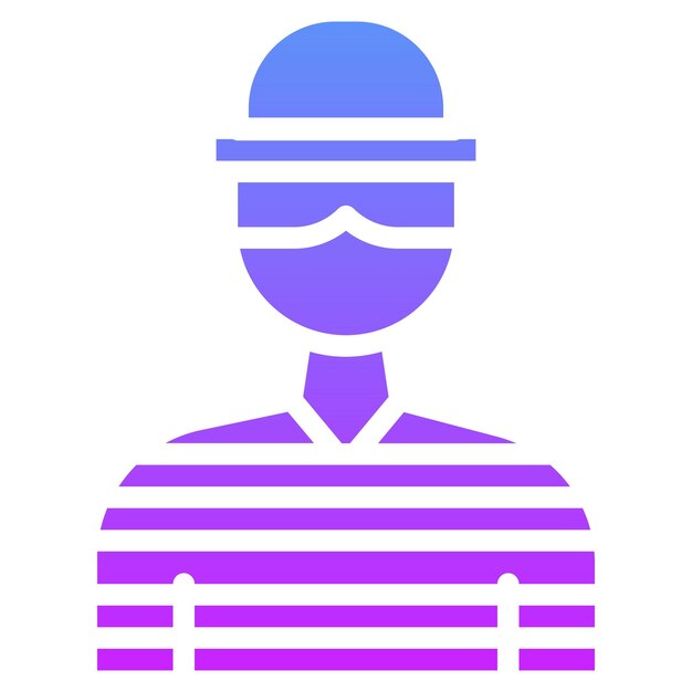 un hombre con un sombrero y un fondo púrpura y blanco con una franja púrpura