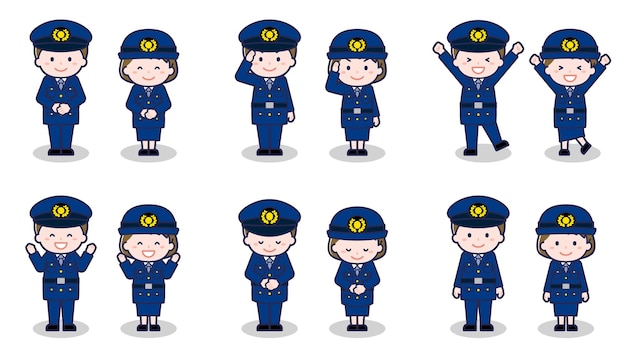 hombres y mujeres de la policía 01
