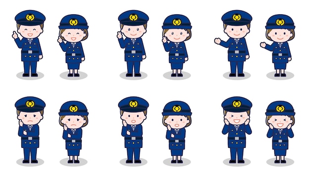 hombres y mujeres policías 03