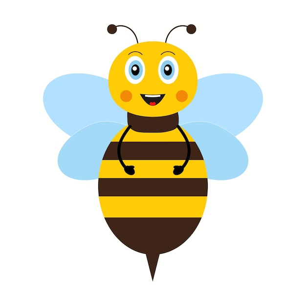 Honey Bee Cartoon linda abeja mascota