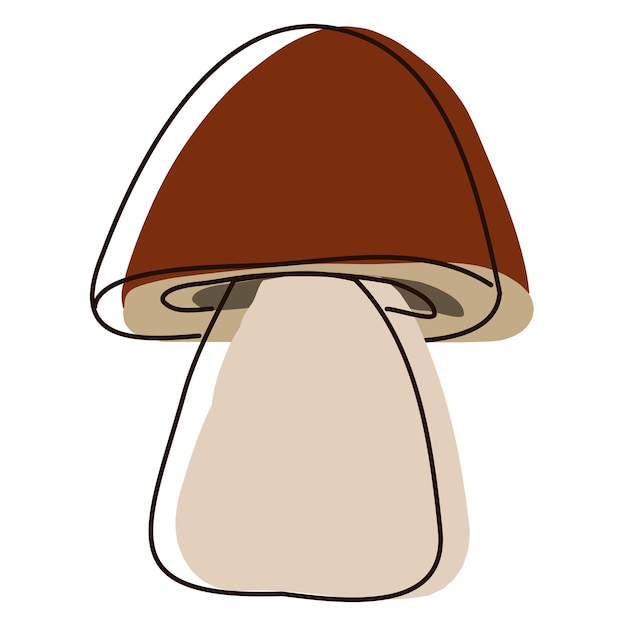 hongos porcini en contorno comestibles hongos orgánicos trufa de tapa marrón tipos de hongos silvestres forestales