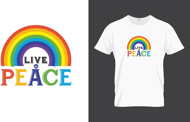 Hope is life_gospel god's word rainbow colorido citas tipografía jesús diseño de camiseta