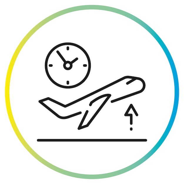 hora de salida del avión