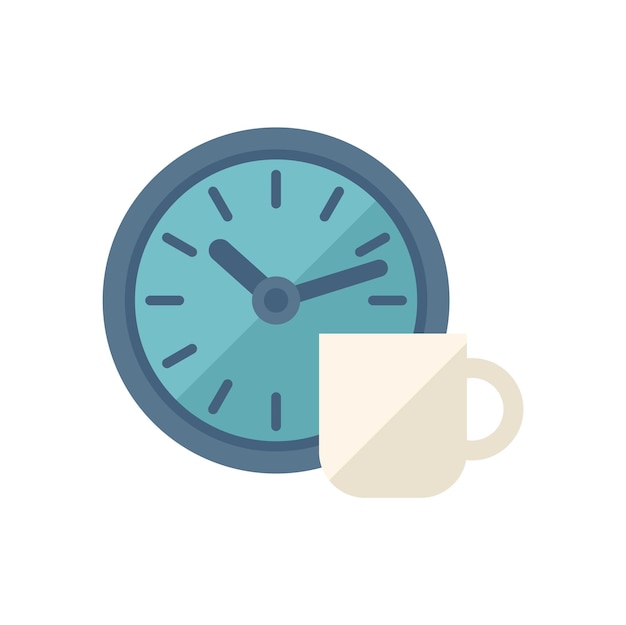 Horario de trabajo flexible icono vector plano Tiempo de trabajo Oficina de negocios