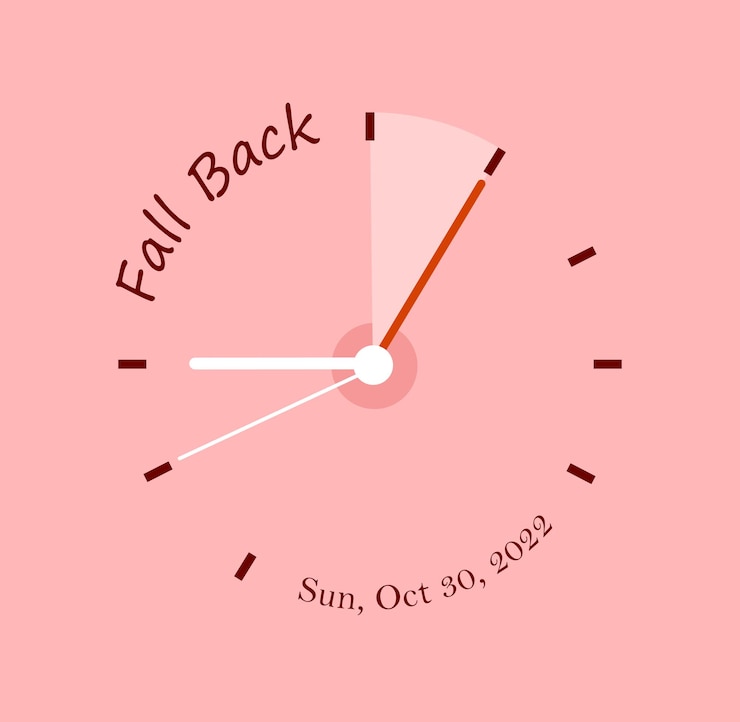 Vector el horario de verano termina el concepto abstracto