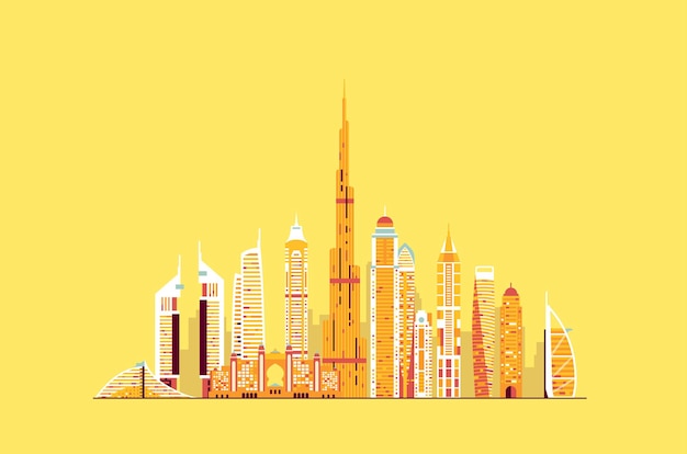 Horizonte abstracto de Dubai
