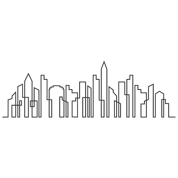 horizonte de la ciudad moderna