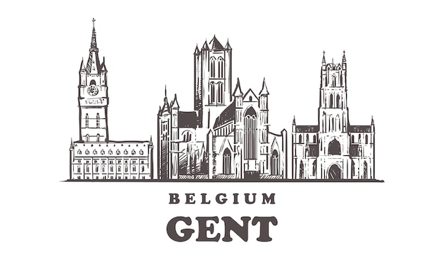 Horizonte de gent en bélgica