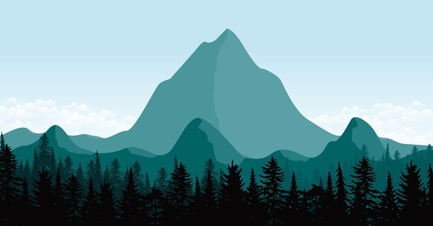 Horizontes etéreos Vector Paisajes de maravillas