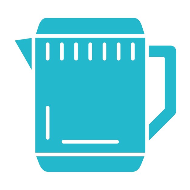 un horno azul con una tetera de té en él