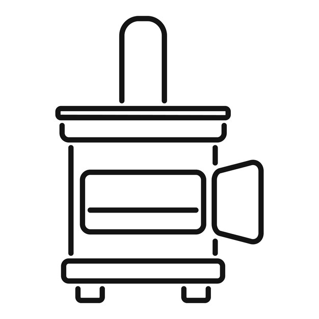 Horno de convección moderno con puerta abierta que muestra el interior