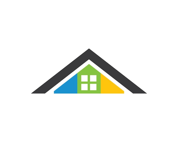 Housebulding pintura logo icono vector ilustración