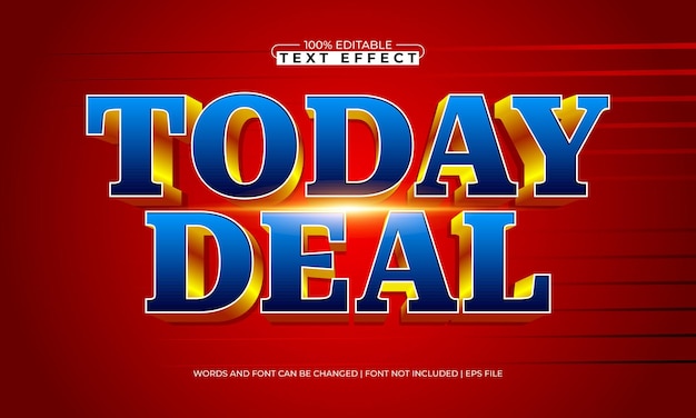 hoy tratar el efecto de texto editable con un estilo de texto de venta y oferta
