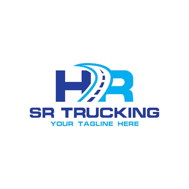 HR carta carretera carretera y logotipo de camiones
