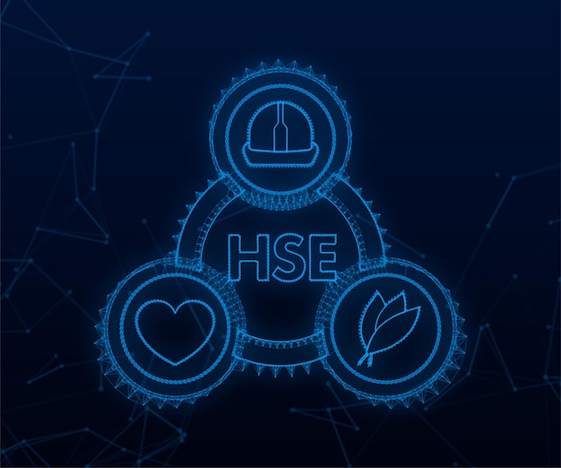 HSE Salud Seguridad Medio ambiente Protección del medio ambiente Círculo empresarial