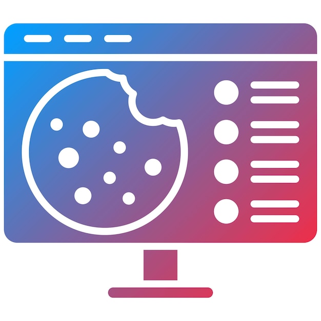 Http Imagen vectorial del icono de la cookie Se puede utilizar para el alojamiento web