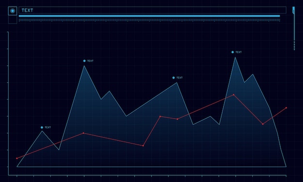 Vector hud gráfico