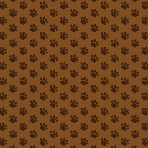 Las huellas de las patas del oso las huellas de la pata el diseño del patrón el fondo