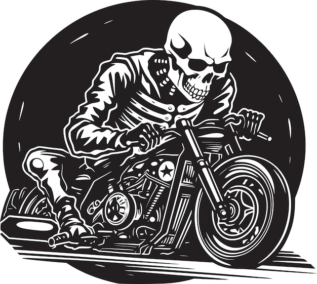 Huesos y bicicletas Un proyecto de garaje de esqueletos El esqueleto de triturador de huesos renova un motor moderno
