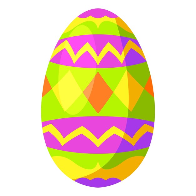Huevo de Pascua con un adorno