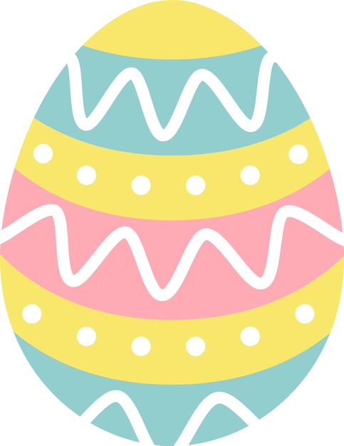 Huevo De Pascua Con Patrón
