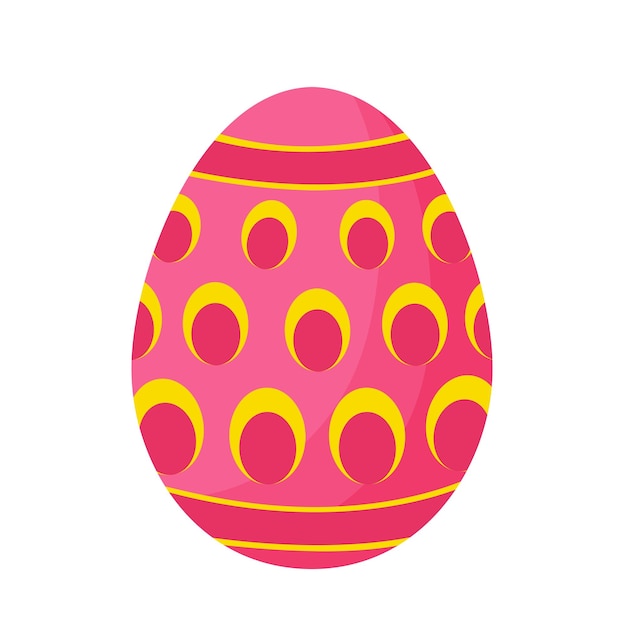 Huevo de Pascua rosa