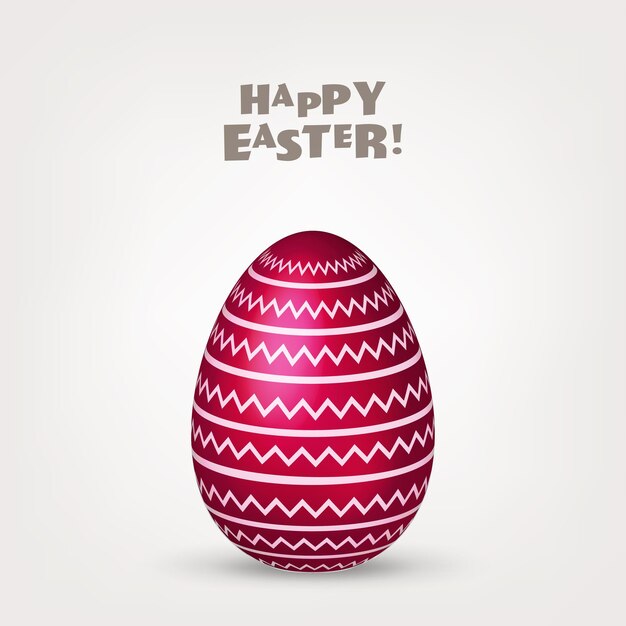Huevo de Pascua vacaciones de primavera en abril regalo celebración de la temporada