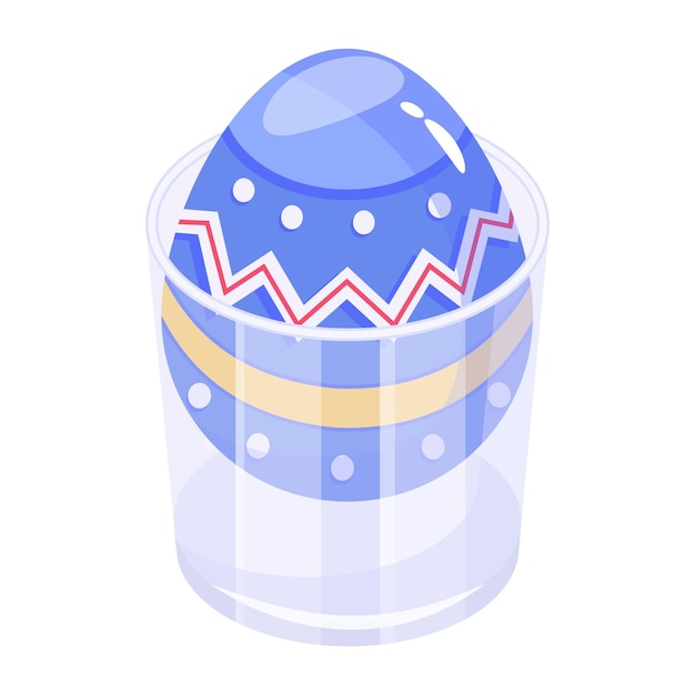 Vector huevo de pascua