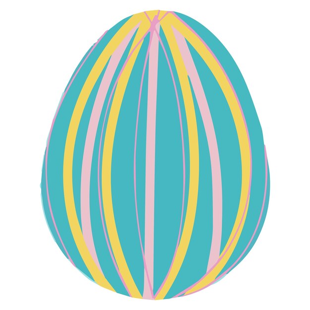 Huevos de Pascua coloridos ilustración vectorial