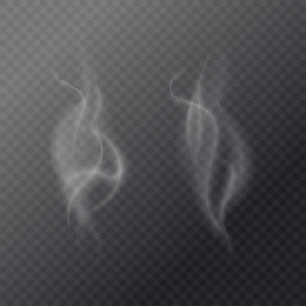 Humo de cigarrillo fluido sobre un fondo oscuro.