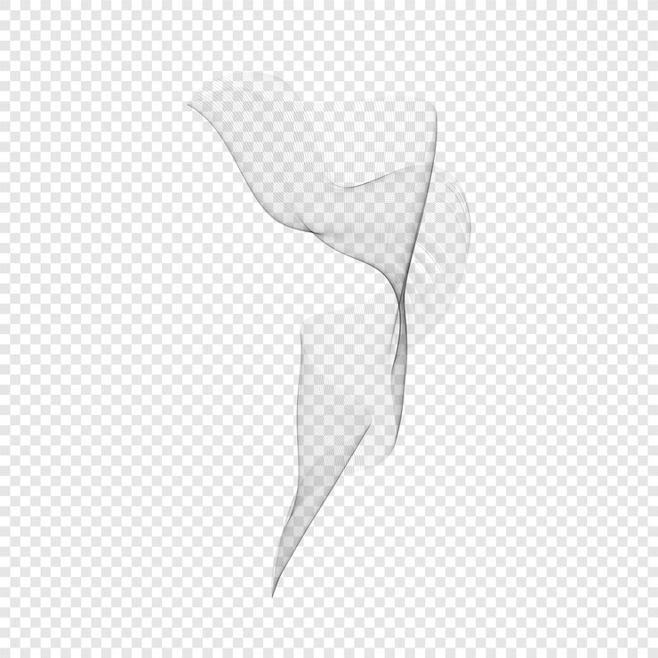 Humo png negro aislado vapor de cigarrillo vapor de efecto transparente vector eps ilustración en blanco