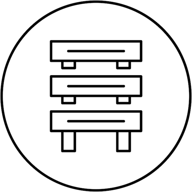 Hurdles Imagen vectorial del icono de la carrera Se puede usar para atletismo