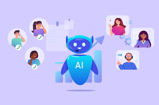 La IA en el centro de llamadas de gestión financiera en línea La gente está usando inteligencia artificial para usar dinero