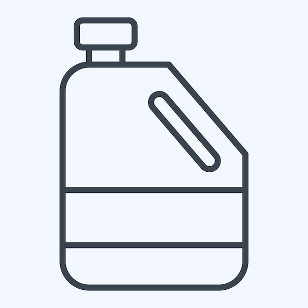 Icon Antifreeze relacionado con piezas de repuesto estilo de línea de símbolo diseño simple editable