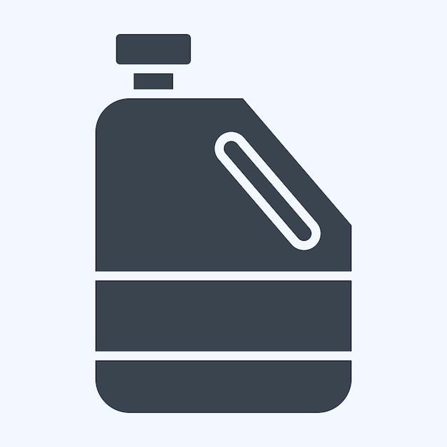 Icon Antifreeze relacionado con las piezas de repuesto símbolo estilo glifo diseño simple editable